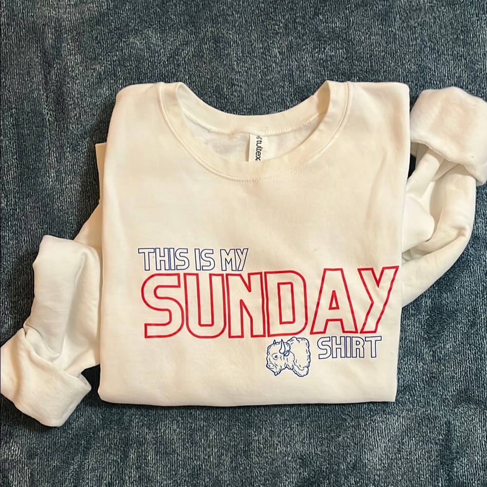 White This is my Sunday Buffalo Bills Shirt